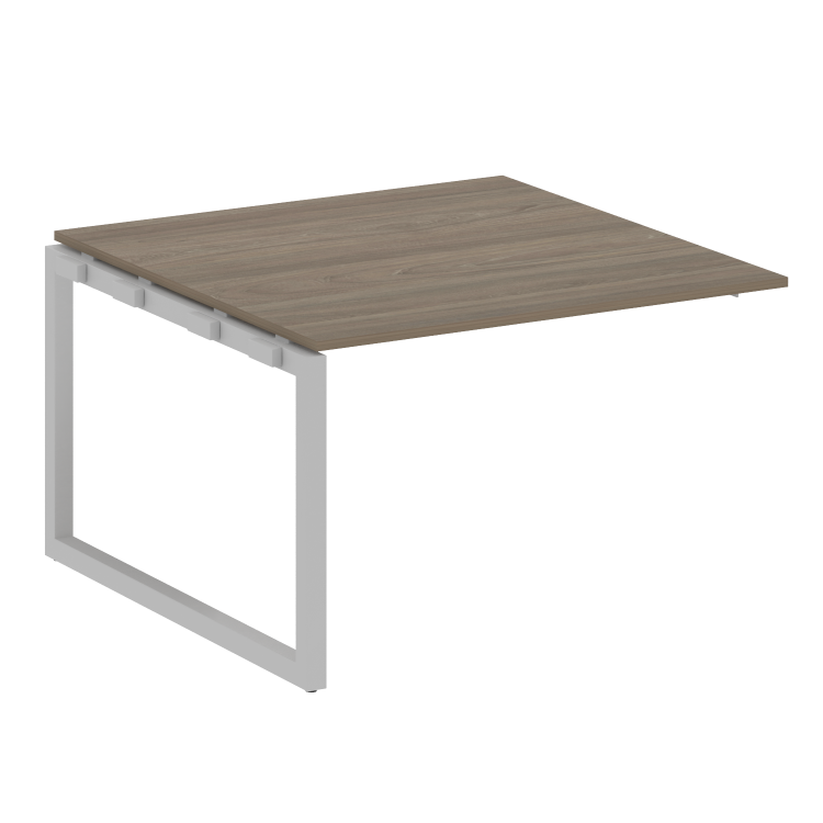 Metal System Quattro Проходной элемент перег. стола на О-образном м/к 50БО.ППРГ-2 Вяз Благородный/Ме