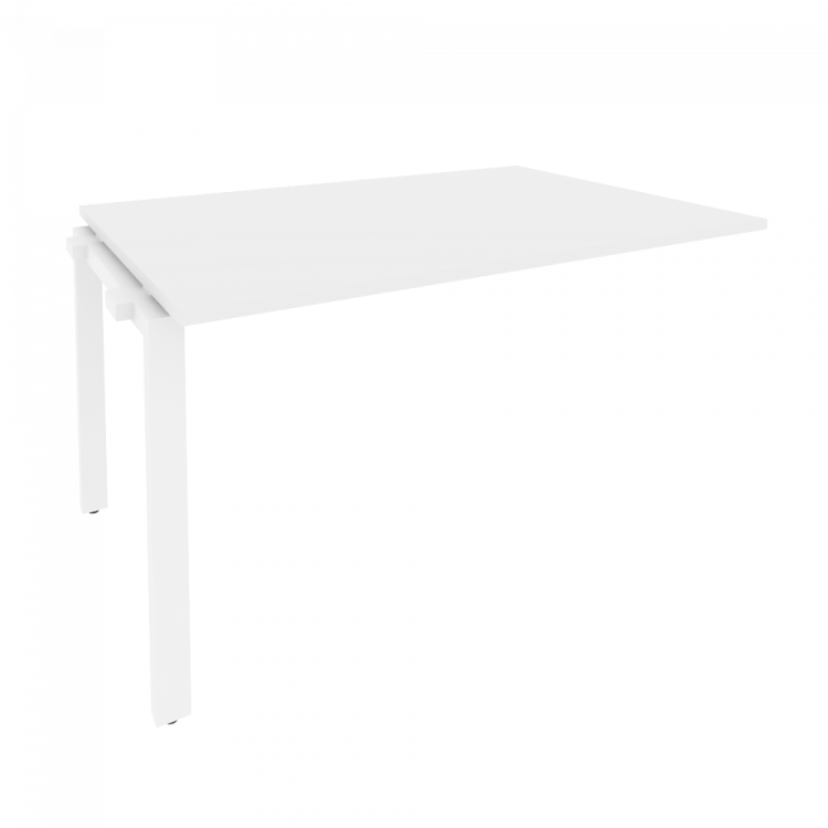 Onix Проходной наборный элемент переговорного стола O.MP-NPRG-3 Белый Бриллиант/Металл Белый 1380*98