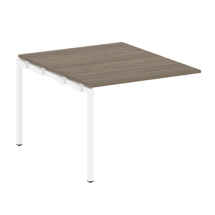 Metal System Quattro Проходной элемент перег. стола на П-образном м/к 40БП.ППРГ-1 Вяз Благородный/Ме