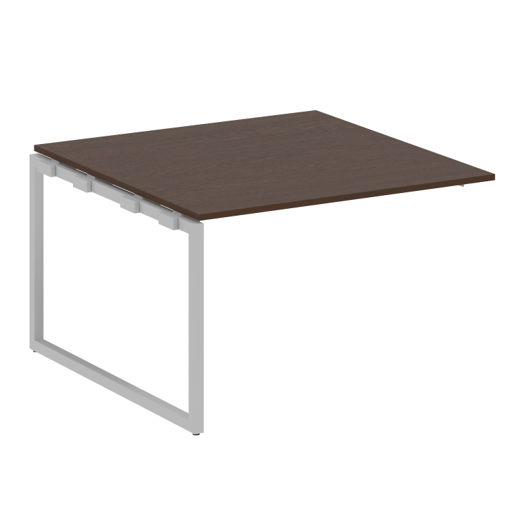 Metal System Quattro Проходной элемент перег. стола на О-образном м/к 40БО.ППРГ-2 Венге Цаво/Металл