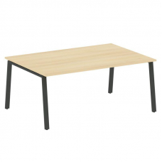 Metal System Переговорный стол (1 столешница) на А-образном м/к БА.ПРГ-1.5 Акация Лорка/Металл Антра