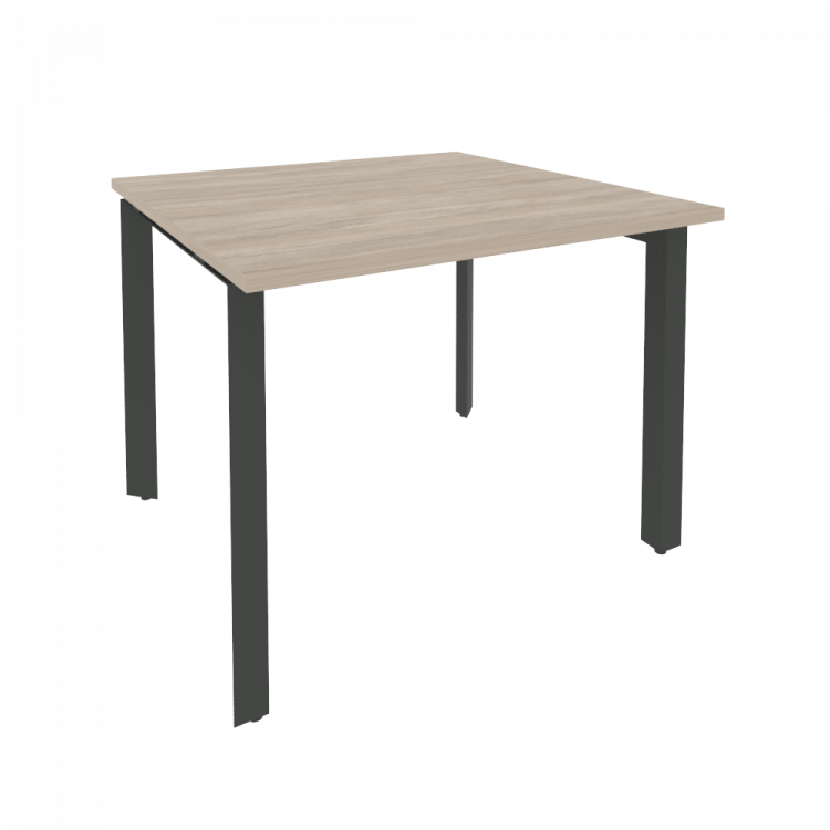 Onix Стол переговорный O.MP-PRG-1.1 Дуб Аттик/Металл Антрацит 980*980*750