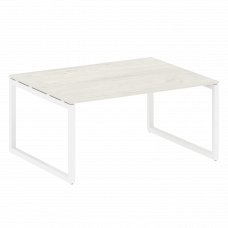 Metal System Quattro Переговорный стол (1 столешница) на О-образном м/к 50БО.ПРГ-1.4 Дуб Наварра/Мет