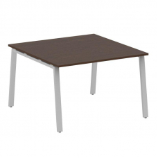 Metal System Переговорный стол (1 столешница) на А-образном м/к БА.ПРГ-1.2 Венге Цаво/Металл Серый 1