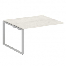 Metal System Проходной элемент перег. стола на О-образном м/к БО.ППРГ-3 Дуб Наварра/Металл Серый 140