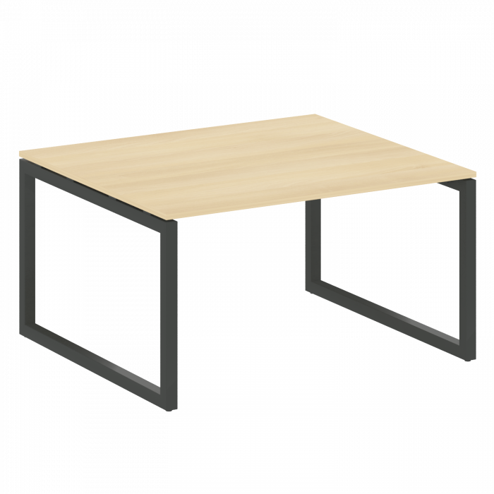 Метал Систем Куатро Переговорный стол (1 столешница) на О-образном м/к 50БО.ПРГ-1.3 Акация Лорка/Мет