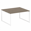 Metal System Quattro Перег. стол (1 столешница) на О-образном м/к 40БО.ПРГ-1.3 Вяз Благородный/Метал