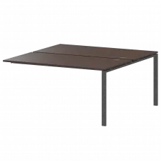 Модуль двойной на 2 рабочих места АМБЭ-004.60 Дуб венге/Антрацит 1600x1236x760 Арго-М