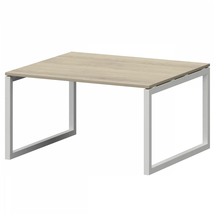 Стол переговорный на металлокаркасе СМСП-О-16.123.Пр50 Кронберг/Белый 1600x1236x750 Смарт