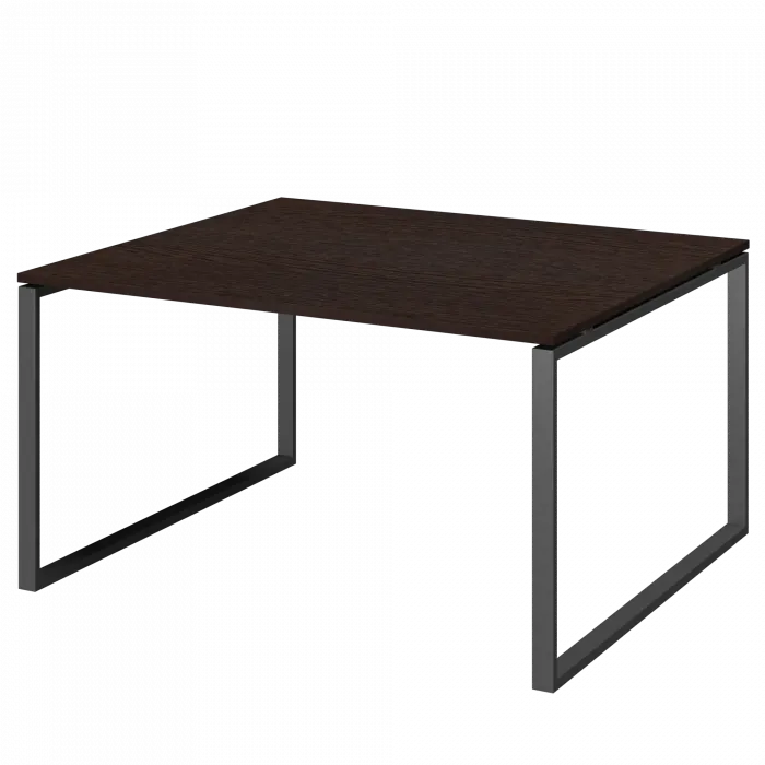Стол переговорный на металлокаркасе АМП.О-005.123 Дуб венге/Антрацит 1800x1236x760 Арго-М