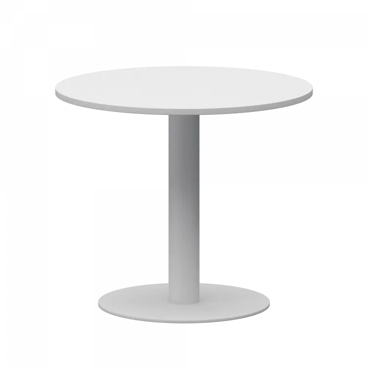 Стол круглый АМ-Д90 Белый/Белый 900x900x760 Арго-М