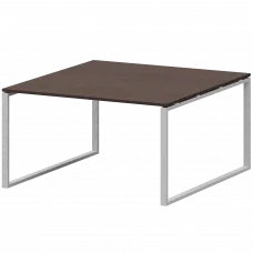 Стол переговорный на металлокаркасе АМП.О-005.123 Дуб венге/Белый 1800x1236x760 Арго-М