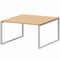 Стол переговорный на металлокаркасе АМП.О-004.123 Ольха/Белый 1600x1236x760 Арго-М