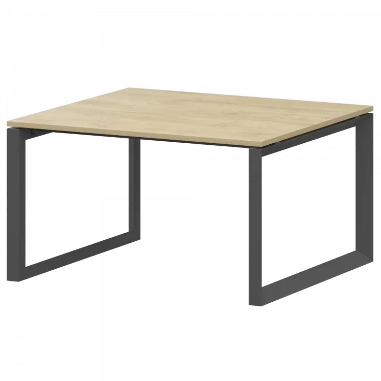 Стол переговорный на металлокаркасе НТМП.О.120.11 Баттл Рок/Антрацит 1200x1100x750 Аргентум-МП