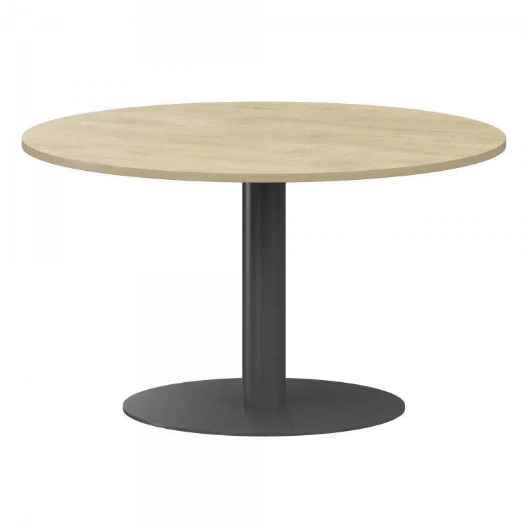 Стол переговорный НТМ-D120 Баттл Рок/Антрацит 1200x1200x750 Аргентум-МП