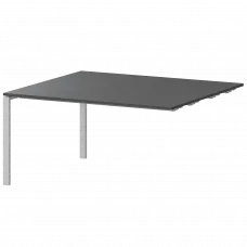 Модуль стола переговорного АМЭ-003.123 Антрацит/Белый 1400x1236x760 Арго-М