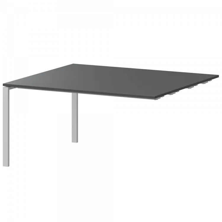 Модуль стола переговорного АМЭ-003.123 Антрацит/Белый 1400x1236x760 Арго-М