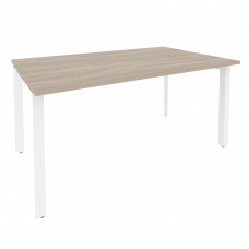 Onix Стол переговорный O.MP-PRG-1.4 Дуб Аттик/Металл Белый 1580*980*750