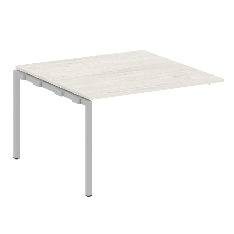 Metal System Quattro Проходной элемент перег. стола на П-образном м/к 40БП.ППРГ-2 Дуб Наварра/Металл