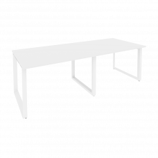 Onix Стол переговорный O.MO-PRG-2.2 Белый Бриллиант/Металл Белый 2360*980*750