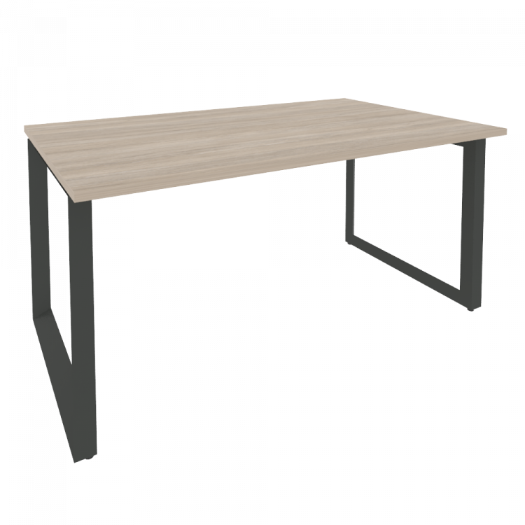 Onix Стол переговорный O.MO-PRG-1.4 Дуб Аттик/Металл Антрацит 1580*980*750