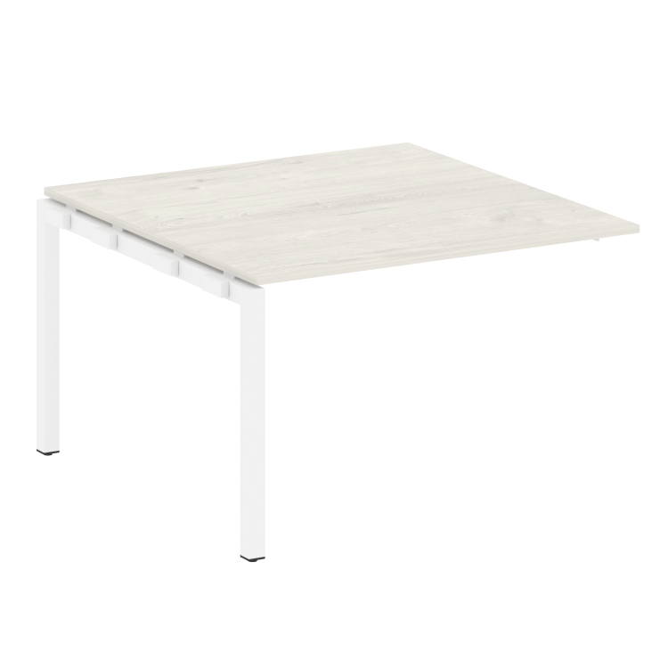 Metal System Quattro Проходной элемент перег. стола на П-образном м/к 50БП.ППРГ-2 Дуб Наварра/Металл