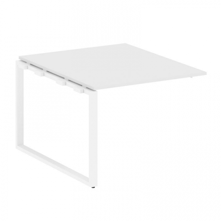 Metal System Проходной элемент перег. стола на О-образном м/к БО.ППРГ-1 Белый/Металл Белый 1000*1235