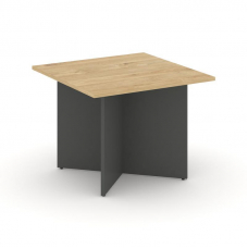 Style Project Стол переговорный квадрат. SN-D.SPRG-003 Тиквуд Светлый/Антрацит 980*980*750