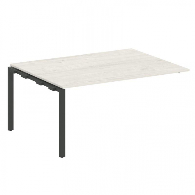 Metal System Проходной элемент перег. стола на П-образном м/к БП.ППРГ-4 Дуб Наварра/Металл Антрацит