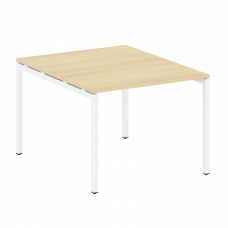 Metal System Quattro Переговорный стол (1 столешница) на П-образном м/к 40БП.ПРГ-1.1 Акация Лорка/Ме