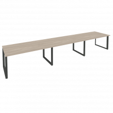 Onix Стол переговорный O.MO-PRG-3.4 Дуб Аттик/Металл Антрацит 4740*980*750