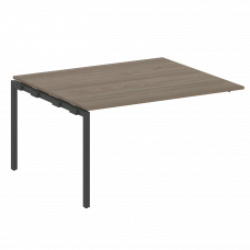 Metal System Quattro Проходной элемент перег. стола на П-образном м/к 40БП.ППРГ-3 Вяз Благородный/Ме