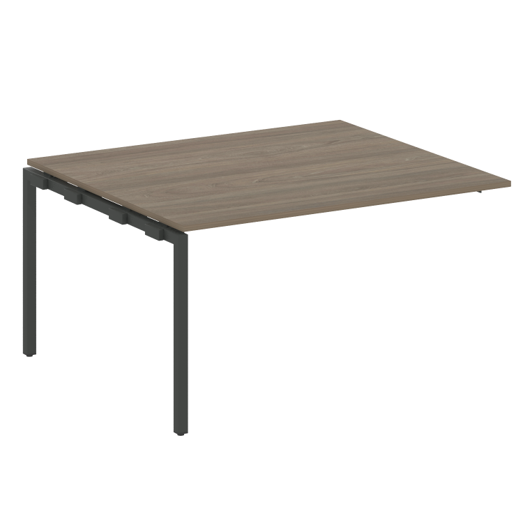 Metal System Quattro Проходной элемент перег. стола на П-образном м/к 40БП.ППРГ-3 Вяз Благородный/Ме