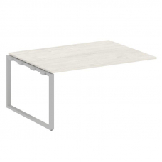 Metal System Проходной элемент перег. стола на О-образном м/к БО.ППРГ-4 Дуб Наварра/Металл Серый 160