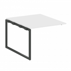 Metal System Quattro Проходной элемент перег. стола на О-образном м/к 40БО.ППРГ-1 Белый/Металл Антра