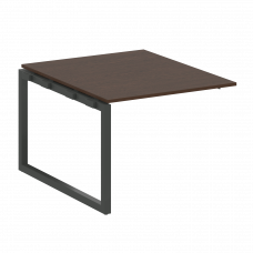 Metal System Quattro Проходной элемент перег. стола на О-образном м/к 50БО.ППРГ-1 Венге Цаво/Металл