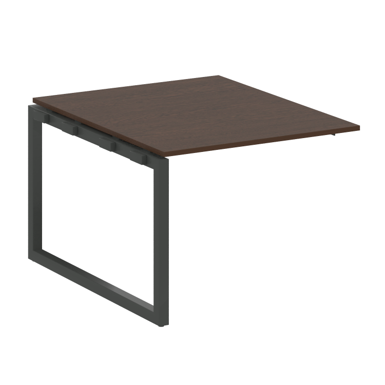 Metal System Quattro Проходной элемент перег. стола на О-образном м/к 50БО.ППРГ-1 Венге Цаво/Металл