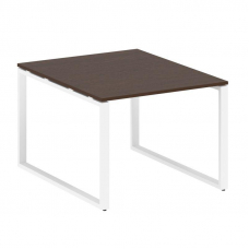 Metal System Переговорный стол (1 столешница) на О-образном м/к БО.ПРГ-1.1 Венге Цаво/Металл Белый 1