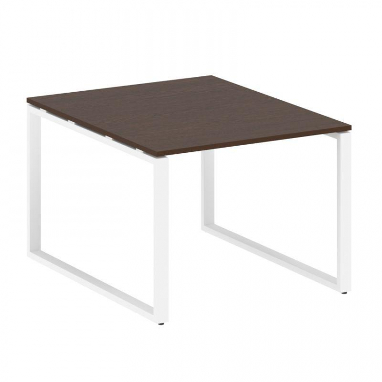 Metal System Переговорный стол (1 столешница) на О-образном м/к БО.ПРГ-1.1 Венге Цаво/Металл Белый 1