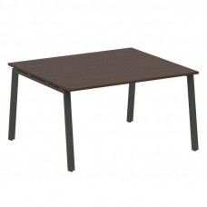Metal System Переговорный стол (1 столешница) на А-образном м/к БА.ПРГ-1.3 Венге Цаво/Металл Антраци