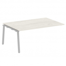 Metal System Проходной элемент перег. стола на А-образном м/к БА.ППРГ-5 Дуб Наварра/Металл Серый 180