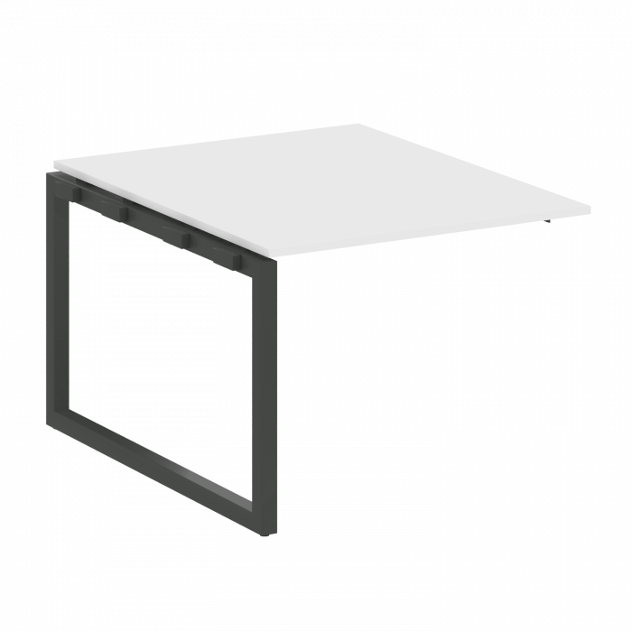 Метал Систем Куатро Проходной элемент перег. стола на О-образном м/к 50БО.ППРГ-1 Белый/Металл Антрац