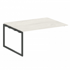 Metal System Quattro Проходной элемент перег. стола на О-образном м/к 40БО.ППРГ-4 Дуб Наварра/Металл