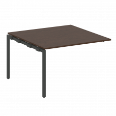 Metal System Quattro Проходной элемент перег. стола на П-образном м/к 40БП.ППРГ-2 Венге Цаво/Металл