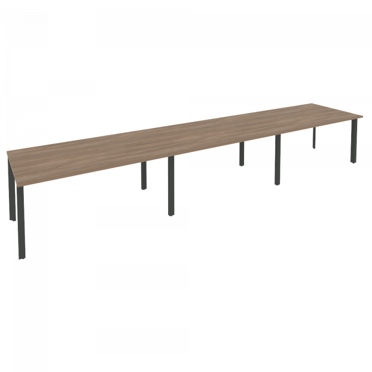 Onix Стол переговорный O.MP-PRG-3.4 Дуб Аризона/Металл Антрацит 4740*980*750