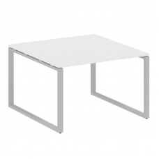 Metal System Переговорный стол (1 столешница) на О-образном м/к БО.ПРГ-1.2 Белый/Металл Серый 1200*1