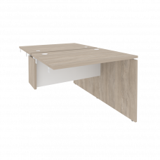 Onix Стол-приставка двойной к опорным элементам O.D.SPR-1.7 Дуб Аттик/Белый Бриллиант 980*1475*750