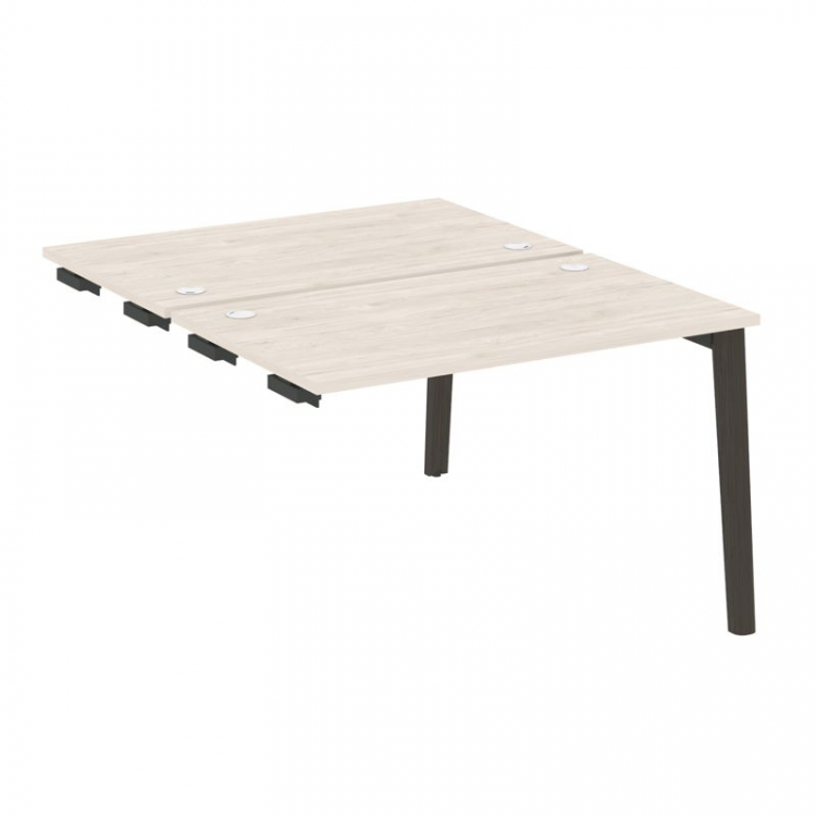 Onix Wood Стол-приставка двойной OW.D.SPR-2.7 Денвер Светлый/Дуб Темный/Металл Антрацит 1180*1475*75