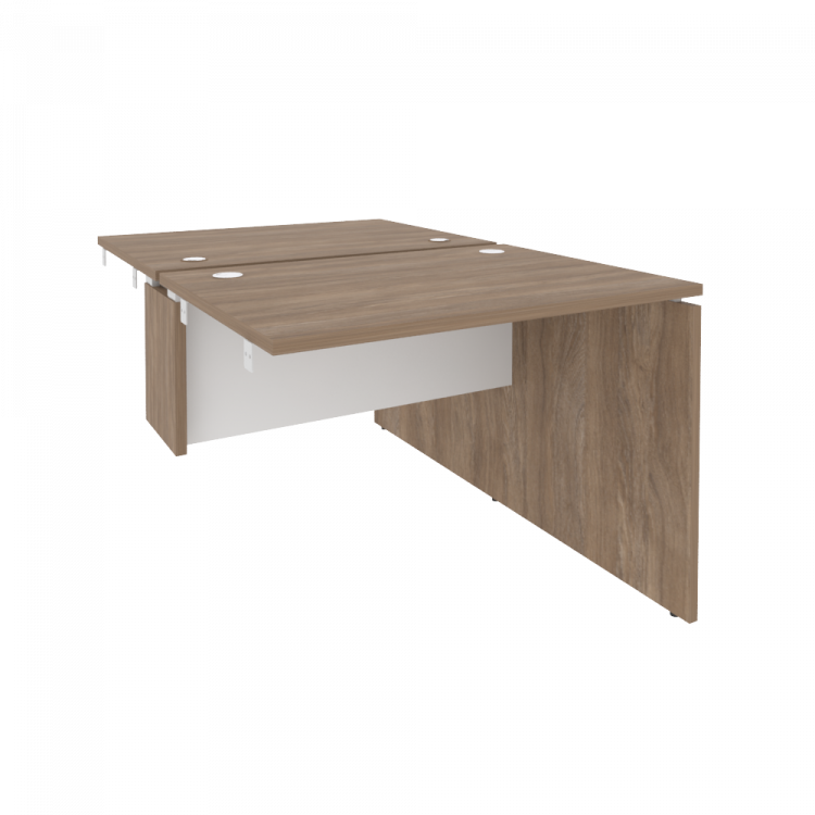 Onix Стол-приставка двойной к опорным элементам O.D.SPR-1.7 Дуб Аризона/Белый Бриллиант 980*1475*750