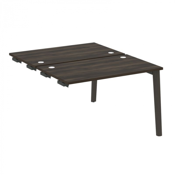 Оникс Вуд Стол-приставка двойной OW.D.SPR-2.7 Дуб Мали/Дуб Темный/Металл Антрацит 1180*1475*750